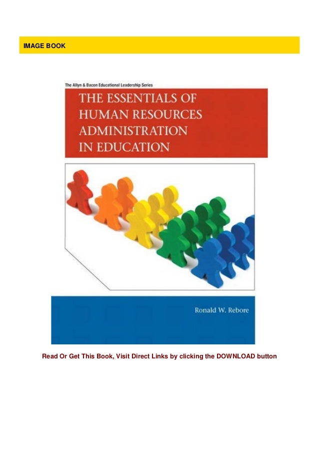 The Essentials of Human Resources Administration in Education (Allyn