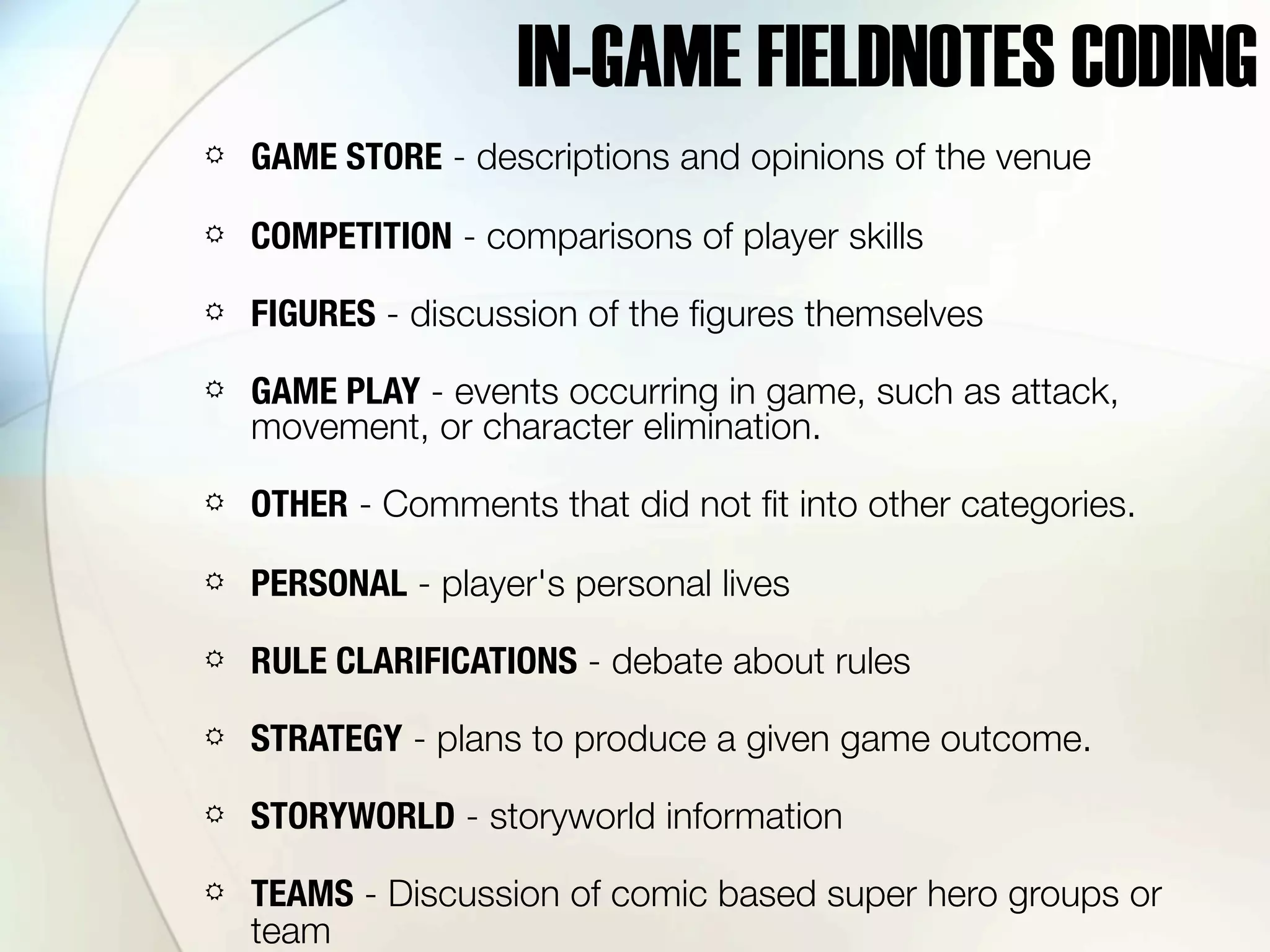 The Ethnography Of Tabletop Miniature Game Storyworlds