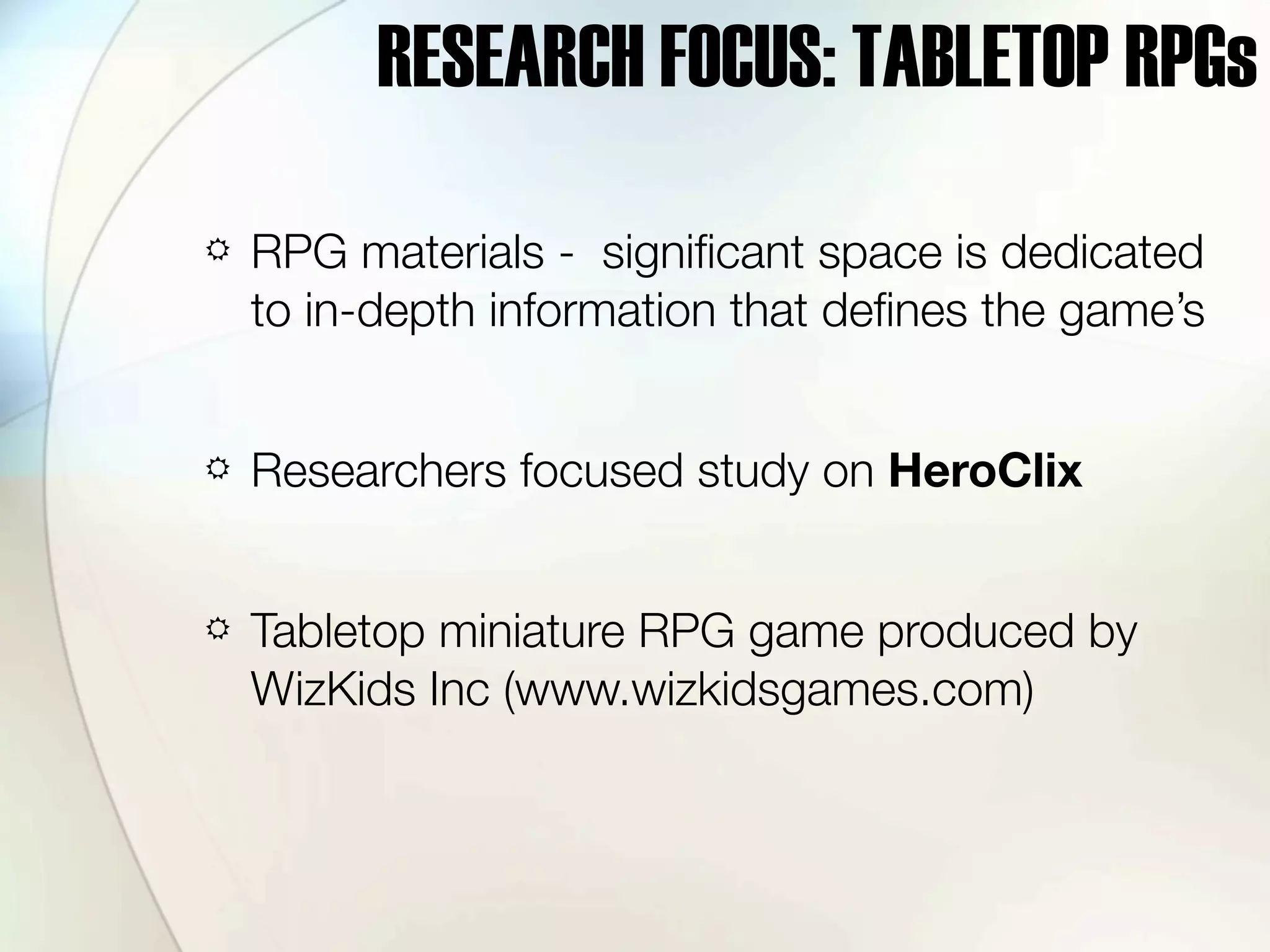 The Ethnography Of Tabletop Miniature Game Storyworlds