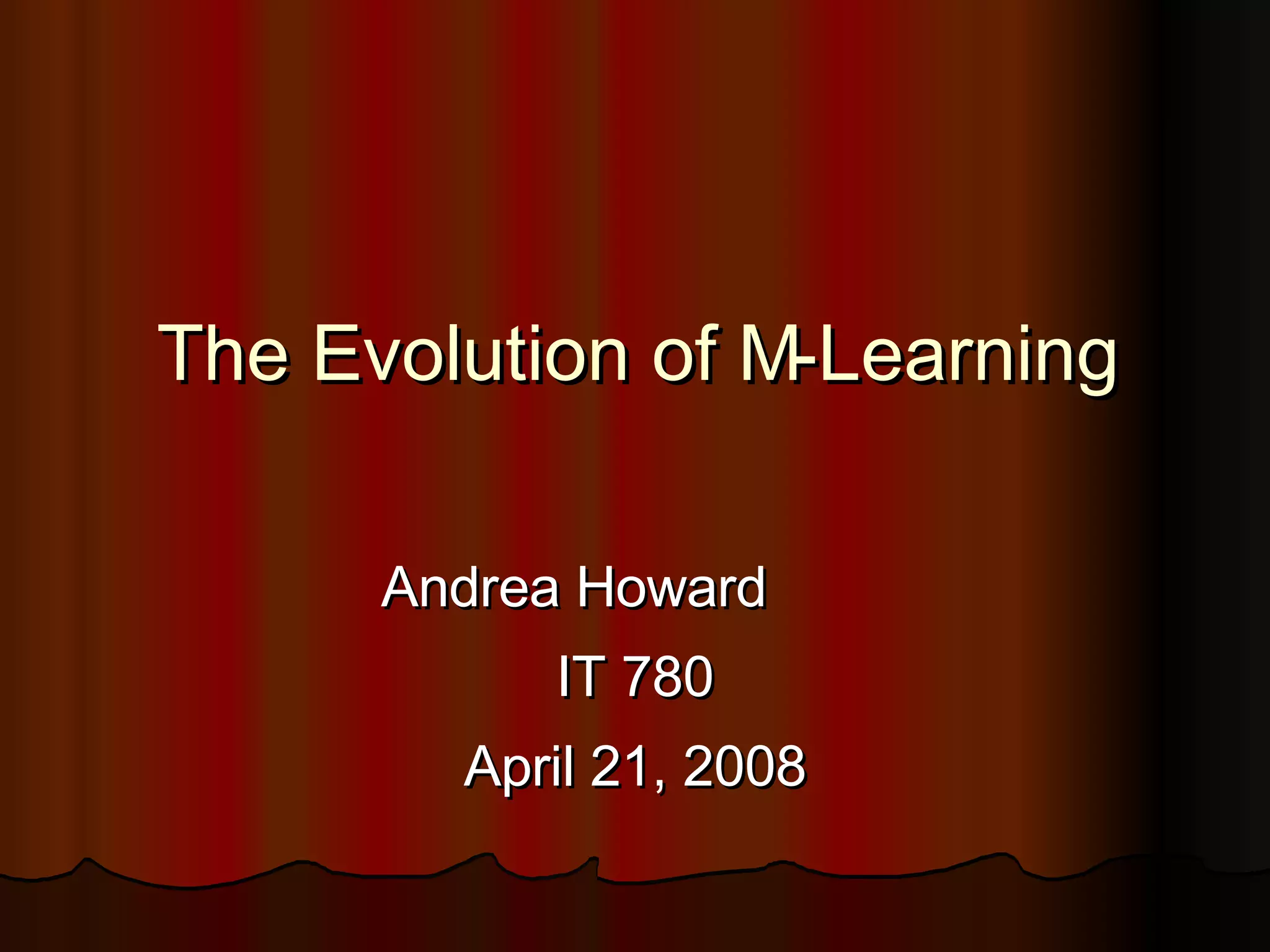 the-evolution-of-m-learning-slideshare-ppt