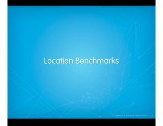 © 2013 salesforce.com, inc. All rights reserved. Proprietary and Confidential    0713
Location Benchmarks
 