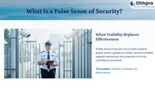 False Protection The False Sense of Security in Gated Communities: From Illusion to ...