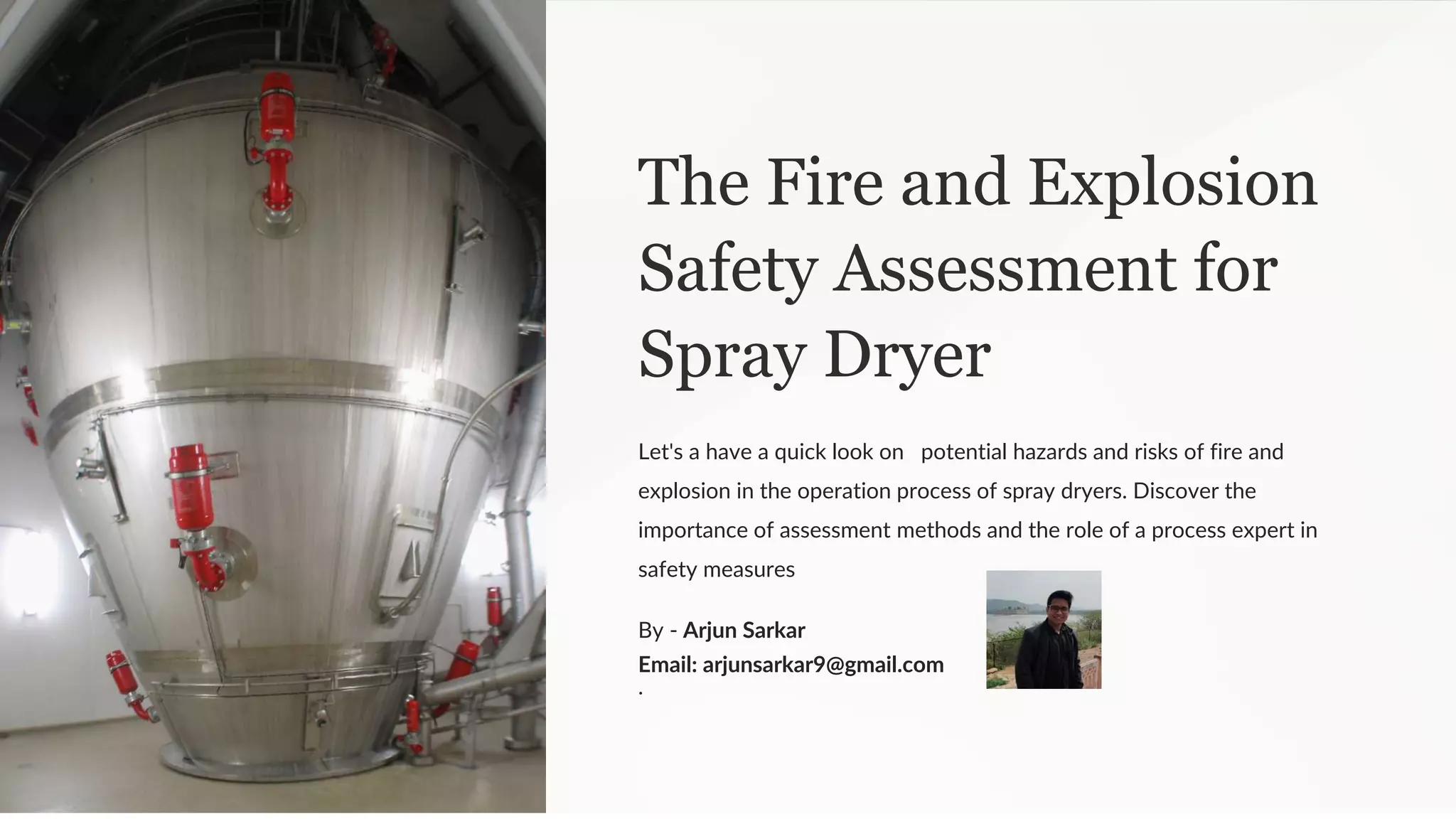 TheFireandExplosionSafetyAssessmentforSprayDryer.pdf