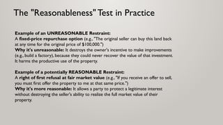 Reasonableness Test Example The-First-Sale-Doctrine-A-Strategic-Framework.pptx