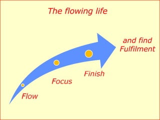 The flowing life and find Fulfilment 