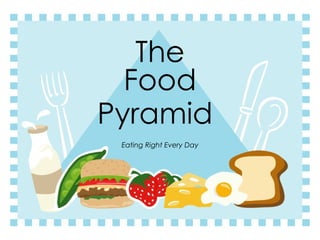 The Food Pyramid   Eating Right Every Day 