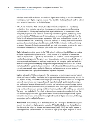 The Forrester Wave Us Interactive Agencies Strategy And Execution Q3 ...