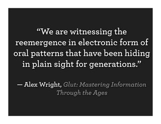 The Framework Age