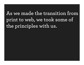 The Framework Age