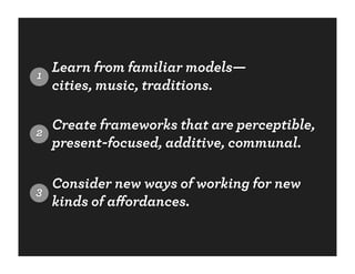 The Framework Age