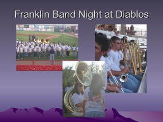 Franklin Band Night at Diablos 