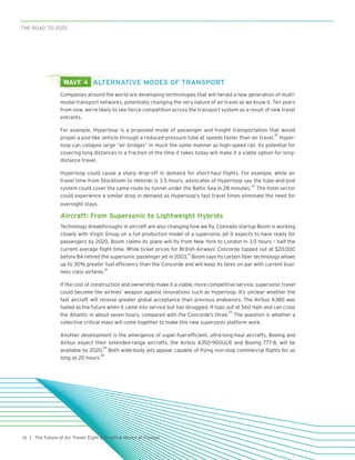 The Future of Air Travel: Eight Disruptive Waves of Change | PDF