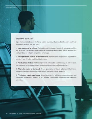 The Future of Air Travel: Eight Disruptive Waves of Change | PDF