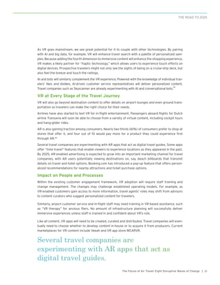 The Future of Air Travel: Eight Disruptive Waves of Change | PDF