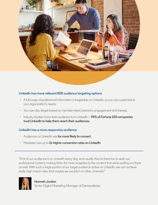 The Future of B2B Audience Targeting with LinkedIn | PDF