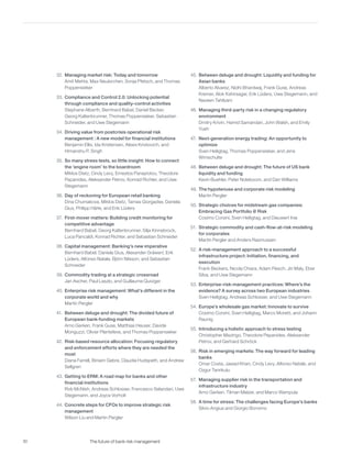 The future of bank risk management full report | PDF