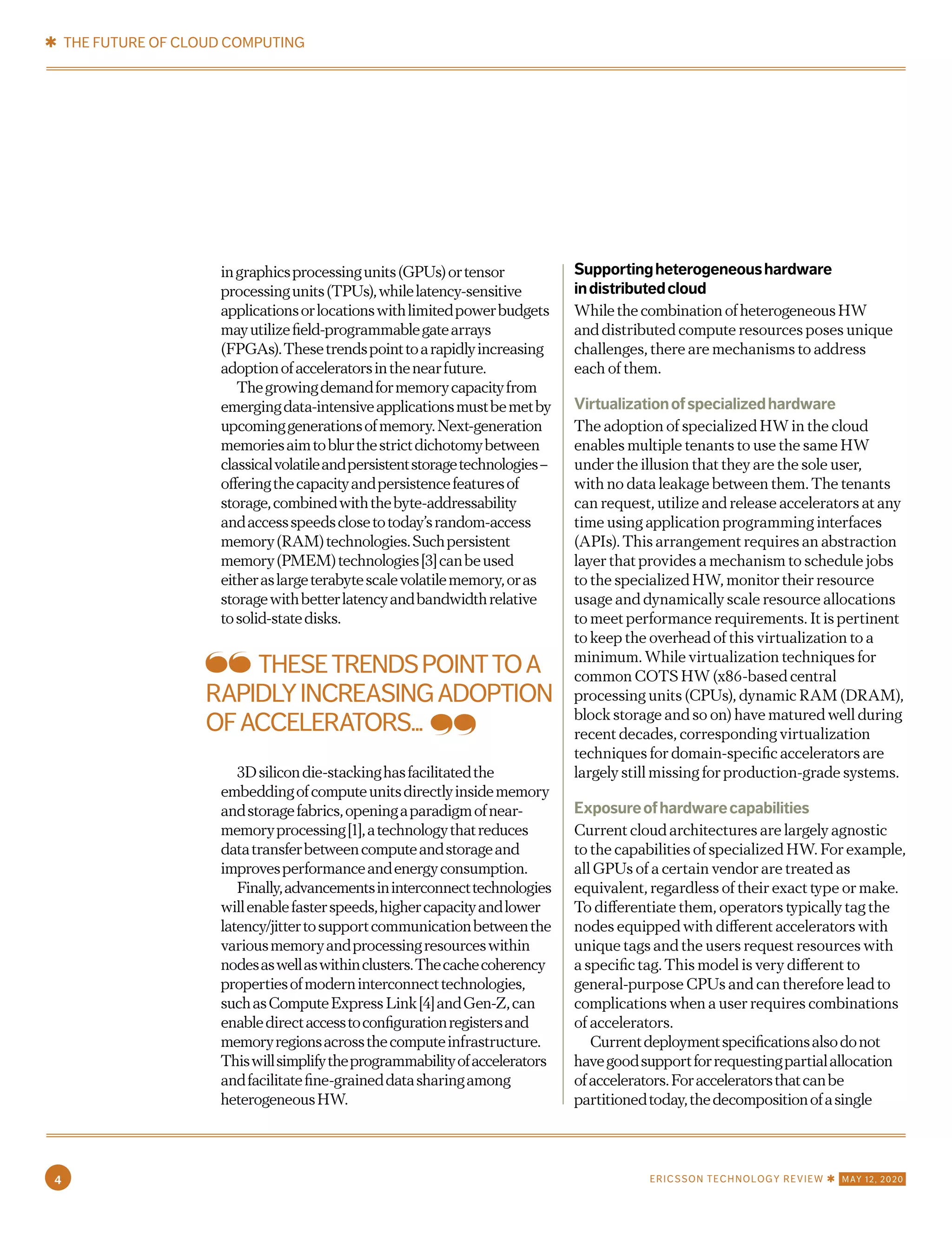 Ericsson Technology Review: The future of cloud computing: Highly ...