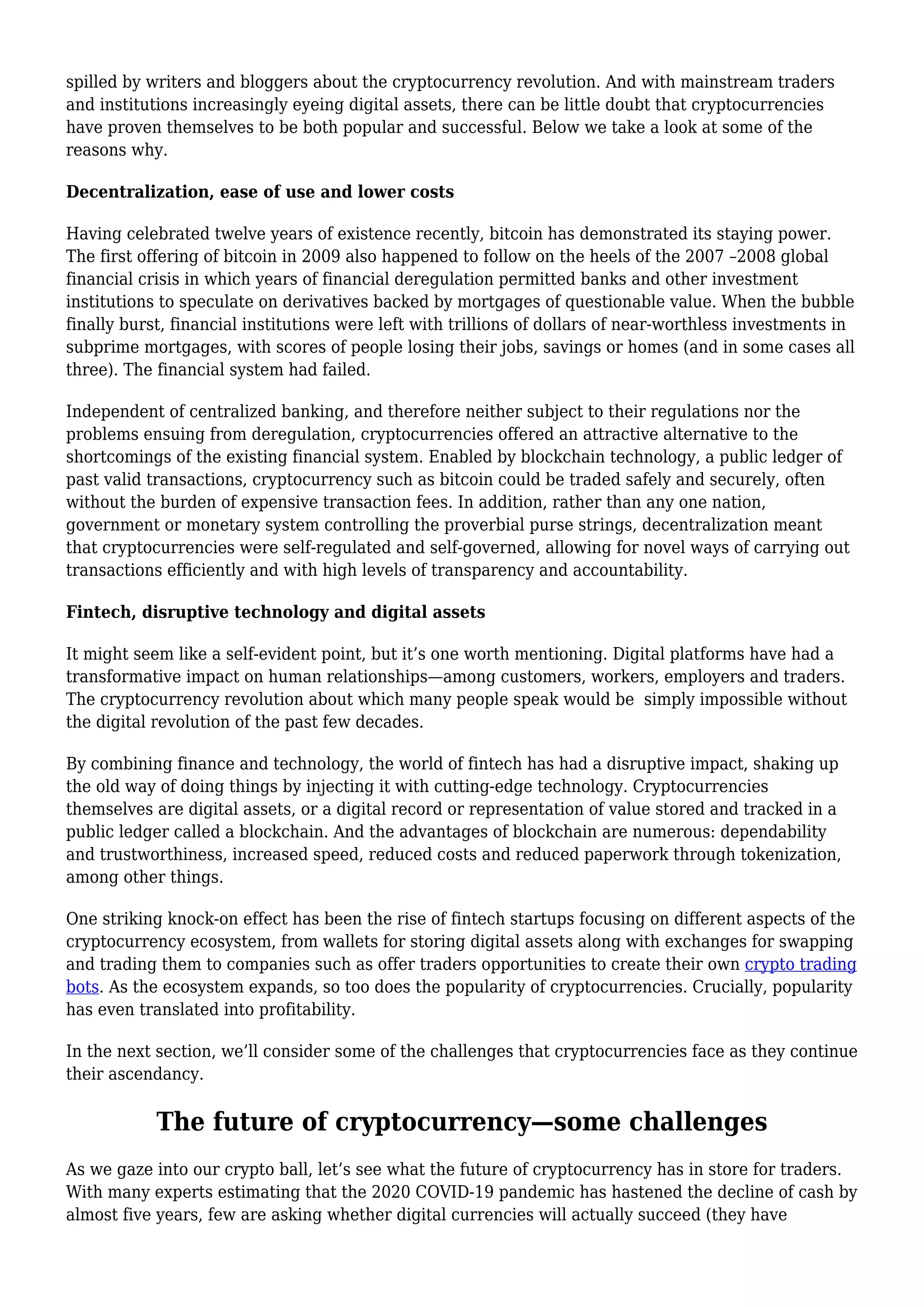 The future-of-cryptocurrency-2021 | PDF