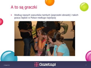 A to są graczki Według naszych szacunków tamtych (poprzedni obrazek) i takich graczy będzie w Polsce niedługo najwięcej 