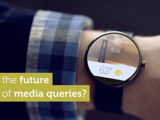 the future
of media queries?
 