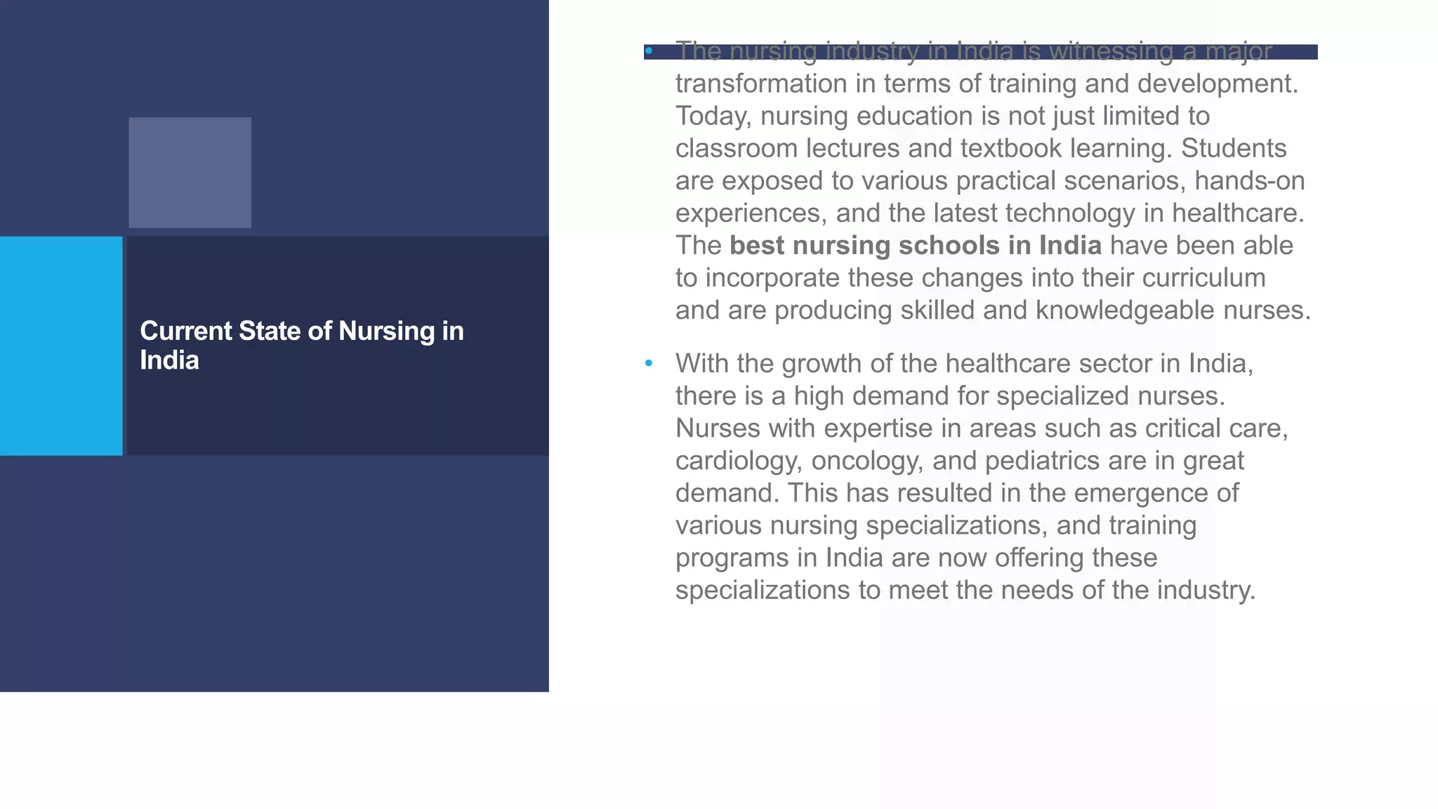 The Future of Nursing in India: Trends and Insights on Training and ...