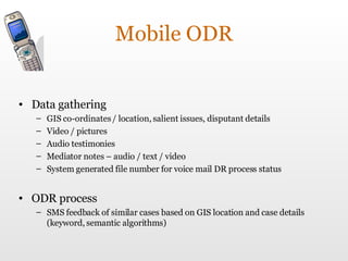 Odr File The Future of ODR | PPT