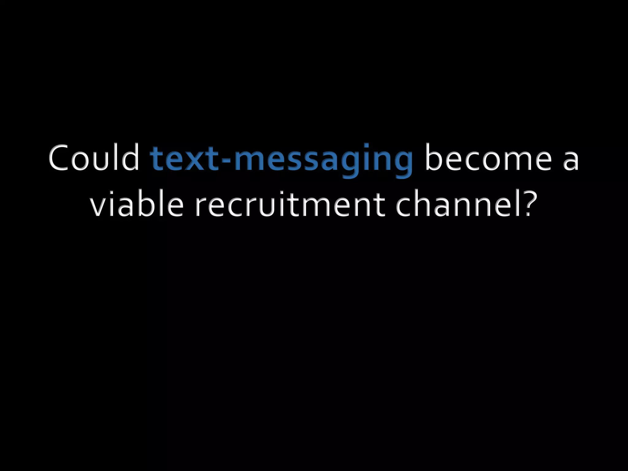 The Future of Recruiting is in the Cloud (ERE Fall 2008)