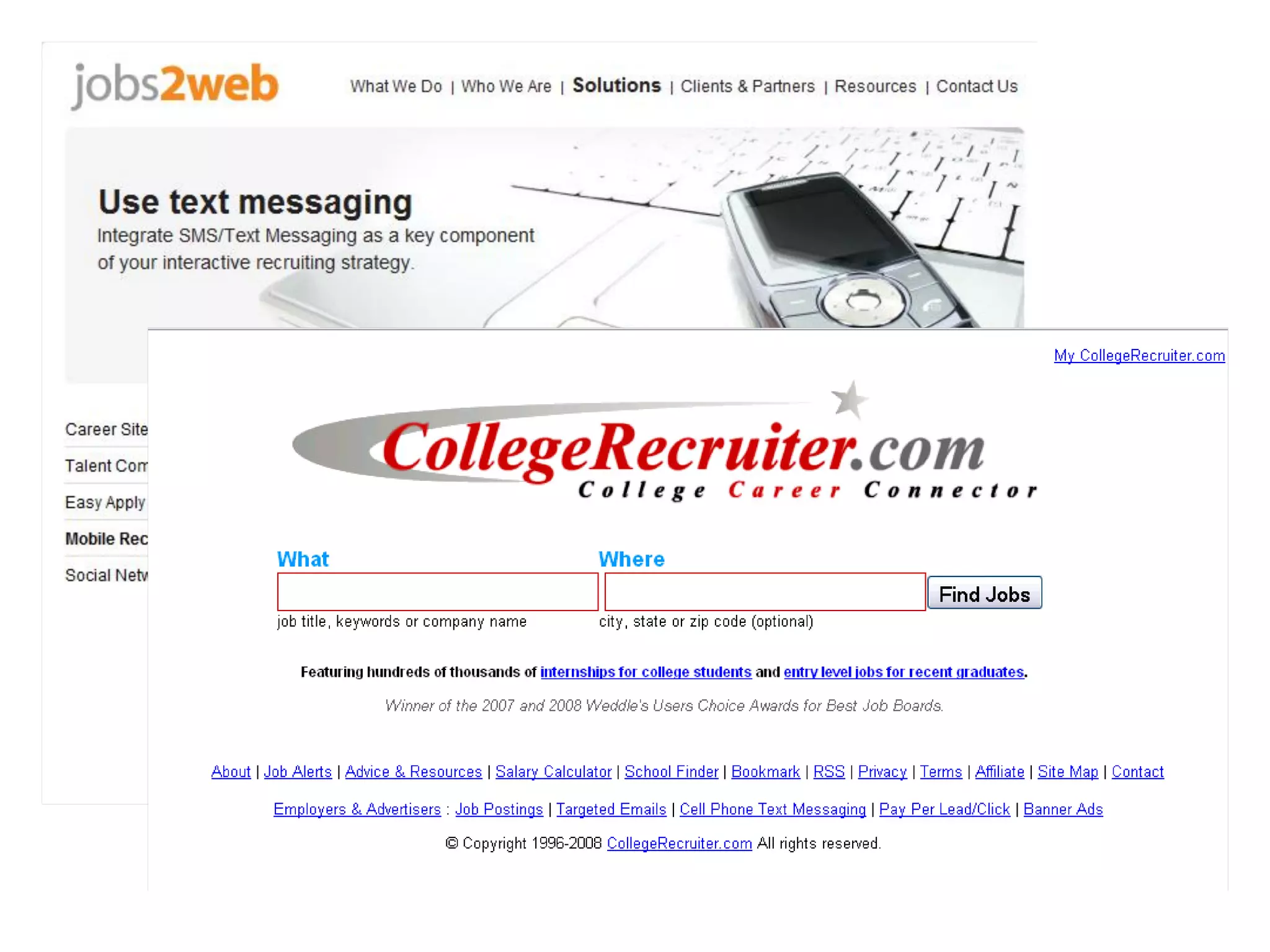 The Future of Recruiting is in the Cloud (ERE Fall 2008)