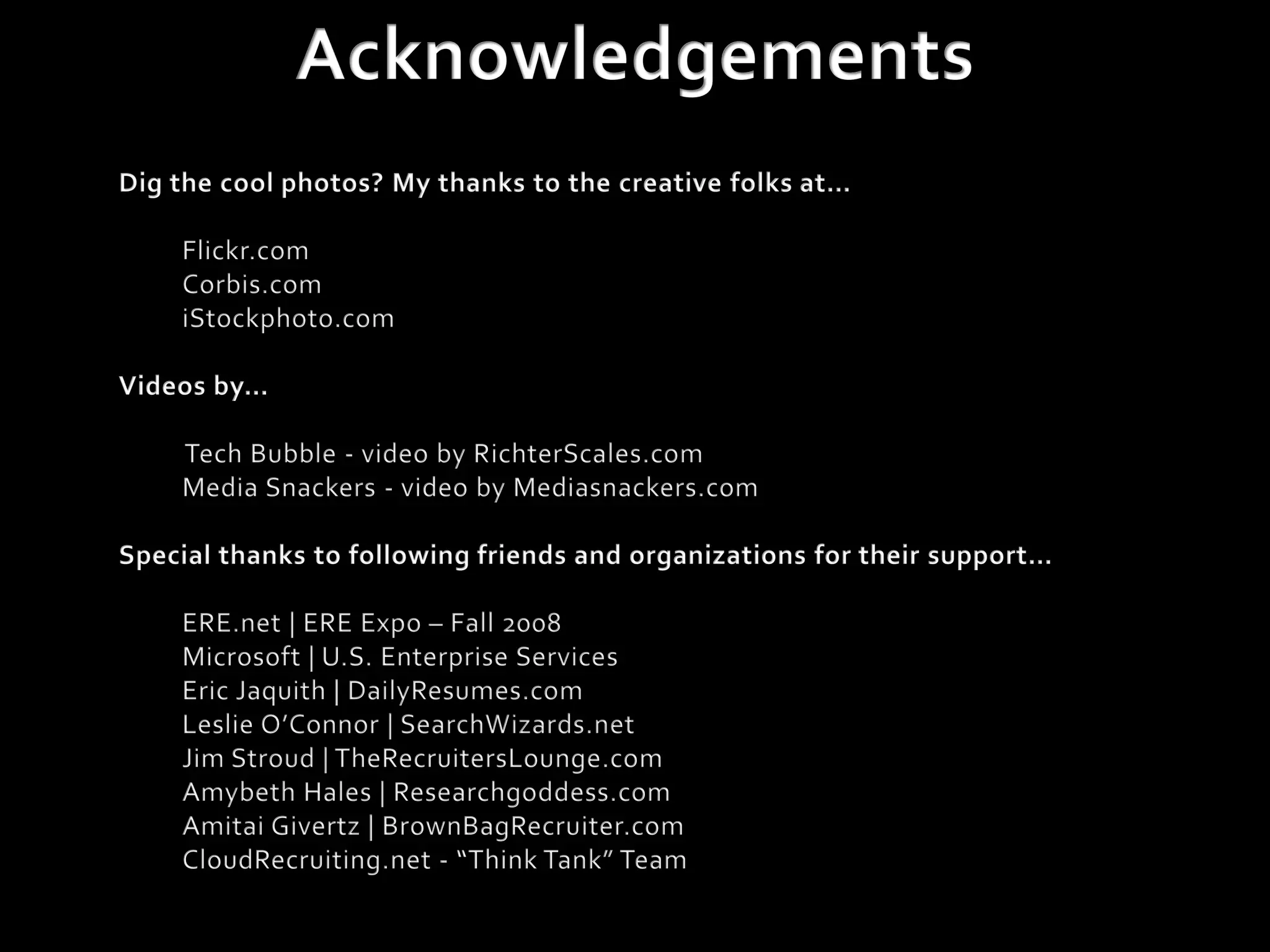 The Future of Recruiting is in the Cloud (ERE Fall 2008)