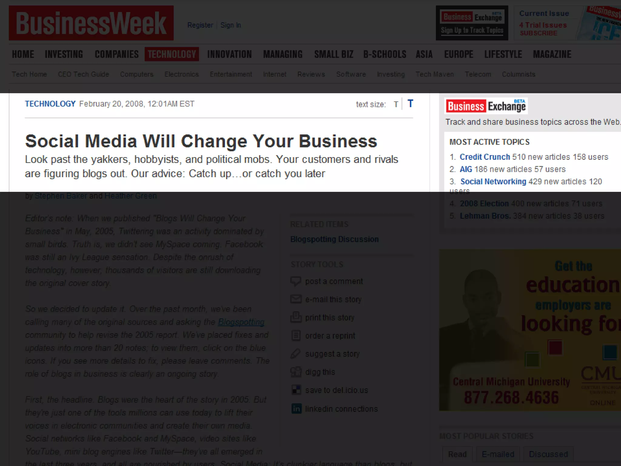 The Future of Recruiting is in the Cloud (ERE Fall 2008)