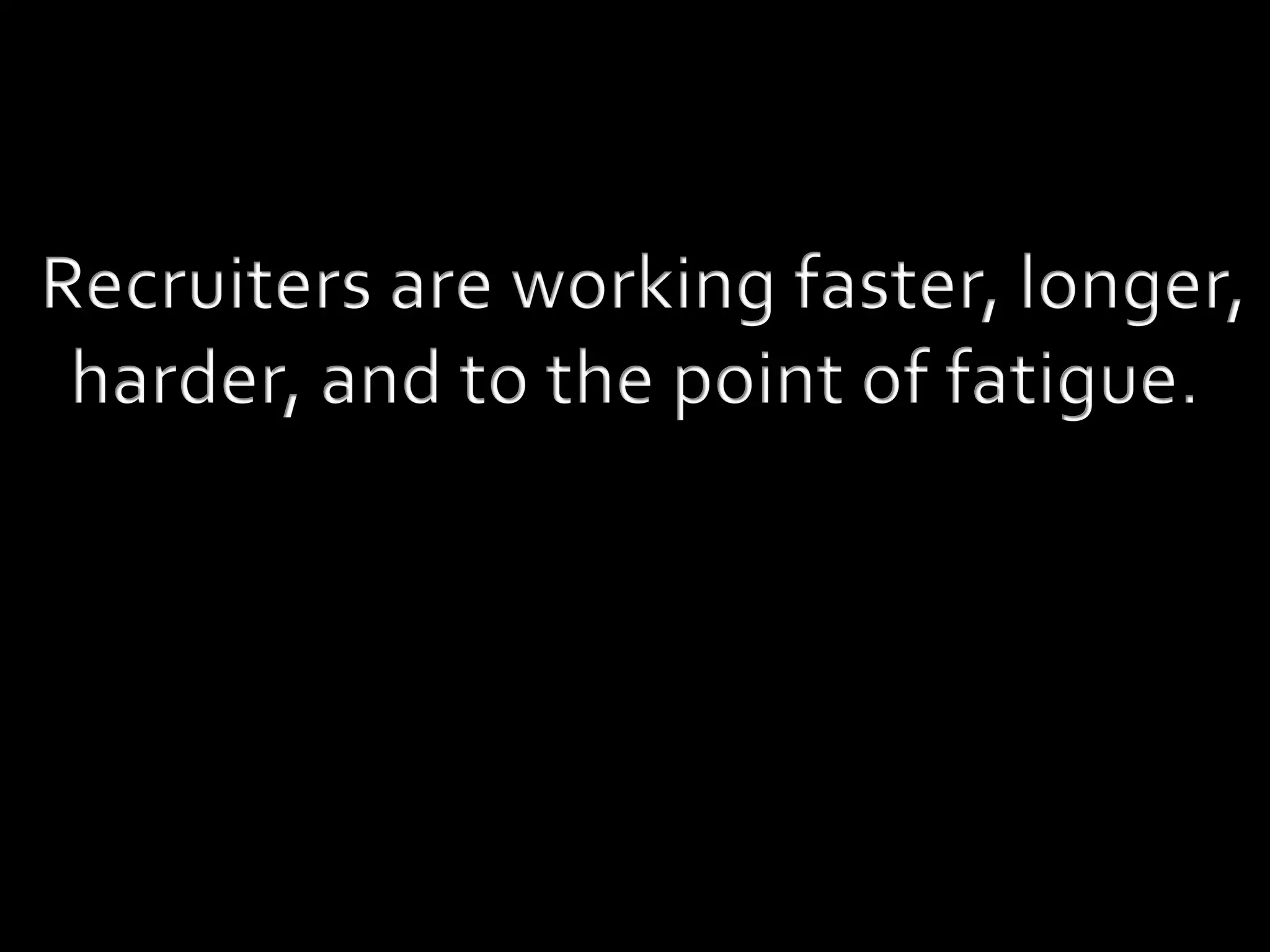 The Future of Recruiting is in the Cloud (ERE Fall 2008)