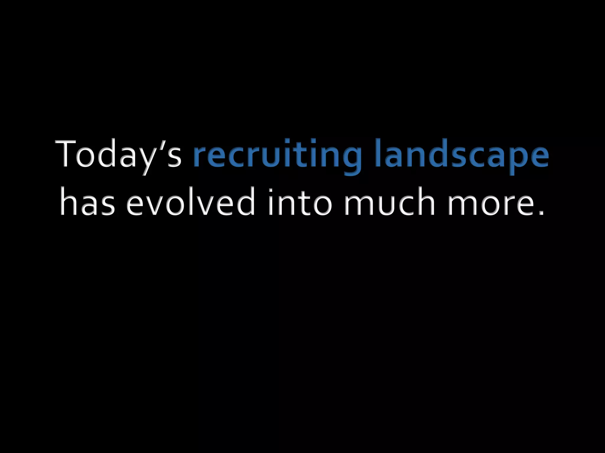 The Future of Recruiting is in the Cloud (ERE Fall 2008)