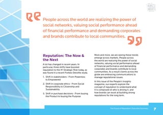 The Future of Reputation - People's Insights Magazine by MSLGROUP | PDF