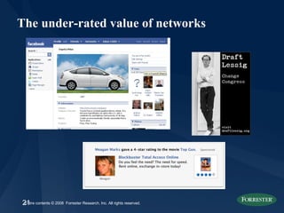 The under-rated value of networks 