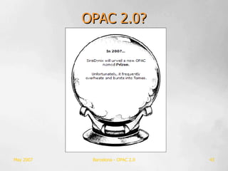 OPAC 2.0? 