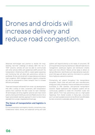 Codex Logistics The Future of Transportation & Logistics | PDF