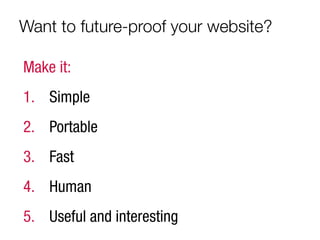 The Future of Websites