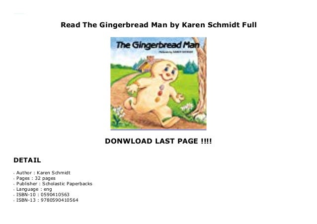 Read The Gingerbread Man by Karen Schmidt Full