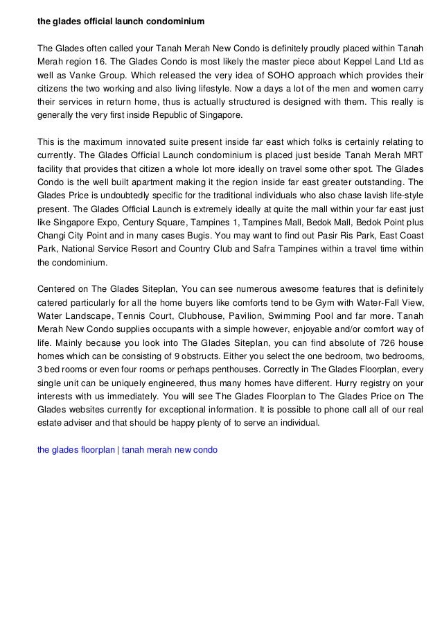 The Glades Official Launch house which happens to be happily at Tanah