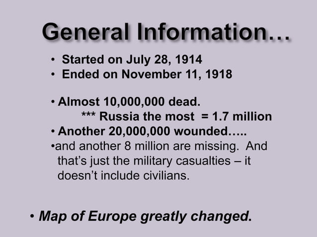 The great-war | PPT