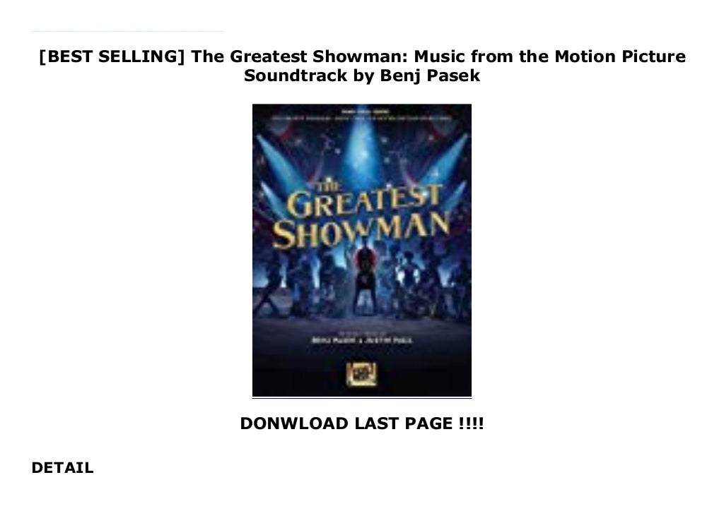 [BEST SELLING] The Greatest Showman Music from the Motion Picture
