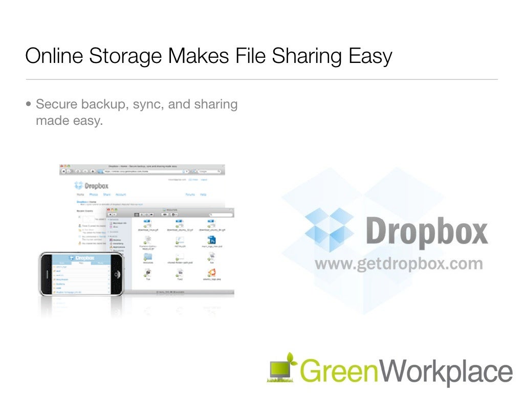Online Storage Makes File Sharing