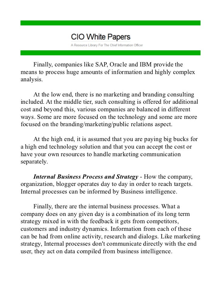 process focus strategy pdf