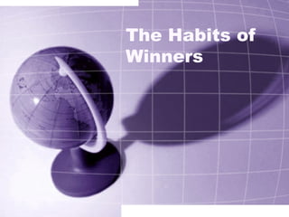 The Habits of Winners 