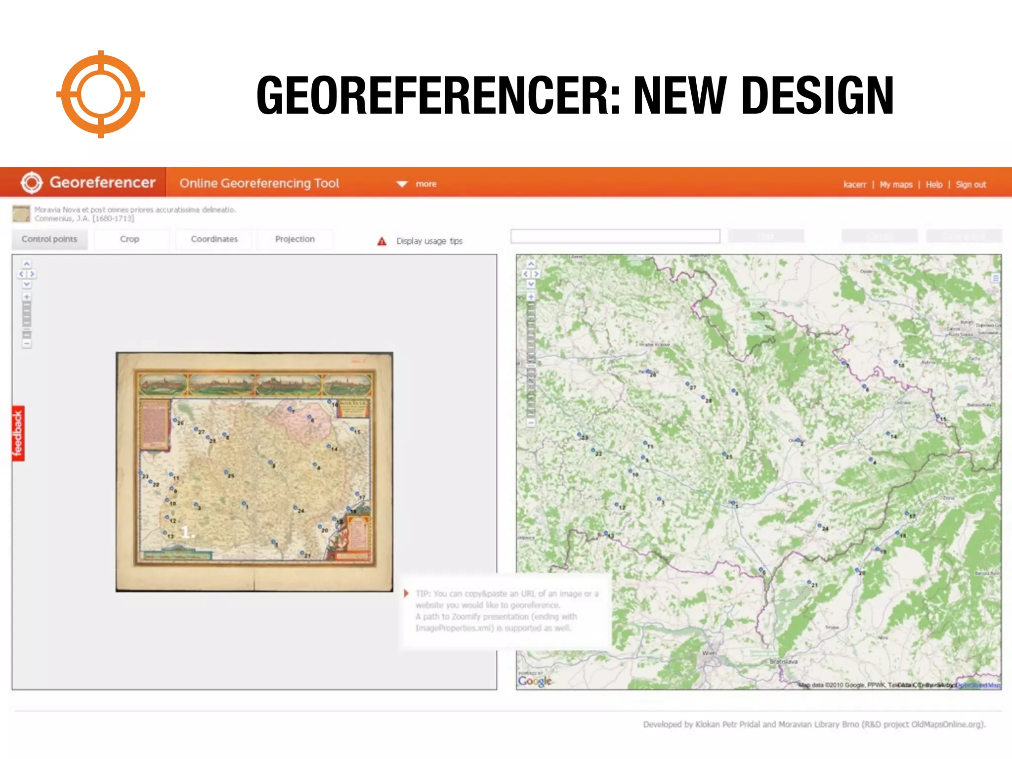 GEOREFERENCER: NEW DESIGN
 
