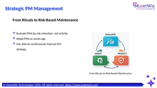 Risky Rituals The Half-Life of Preventive Maintenance: Why PM Compliance Fails & How ...