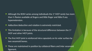 THE-HAND-COMPLEX BIOMECHANICS. Presentation | PPTX
