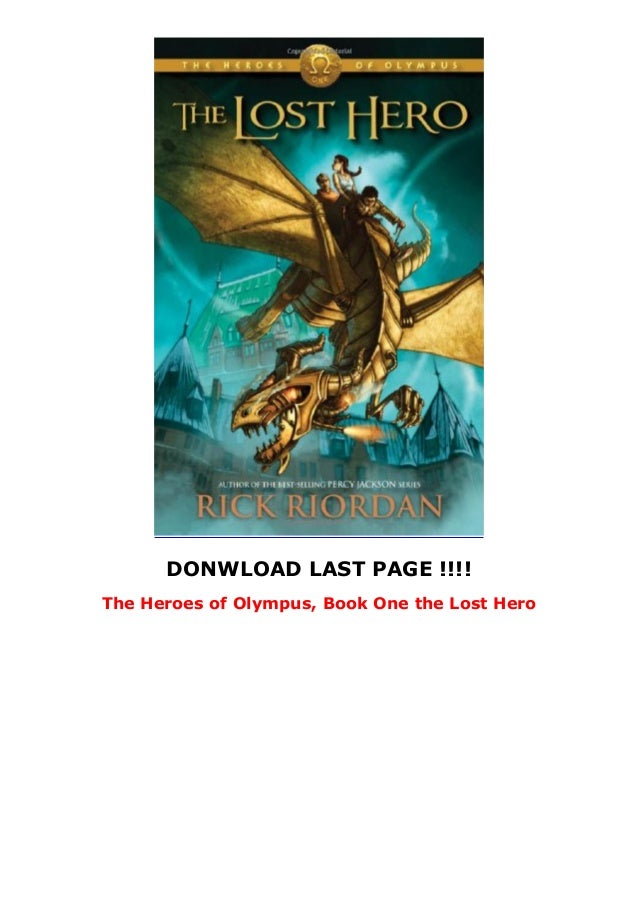 The Heroes Of Olympus Book One The Lost Hero