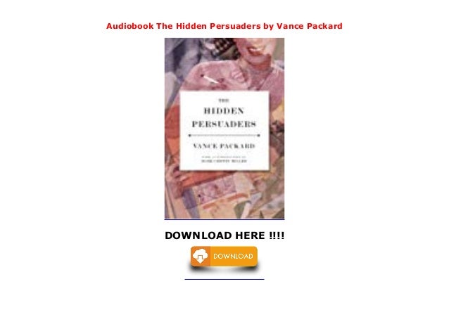 Get Vance packard the hidden persuaders Desktop Wallpaper