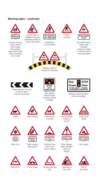 The Highway Code Traffic Signs The Highway Code Traffic Signs